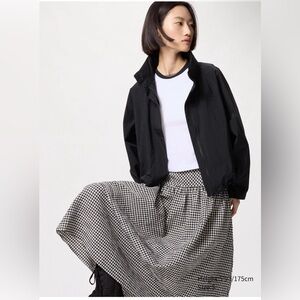 NWT Uniqlo Windproof Jacket - Stand Collar Blouson - Black XS